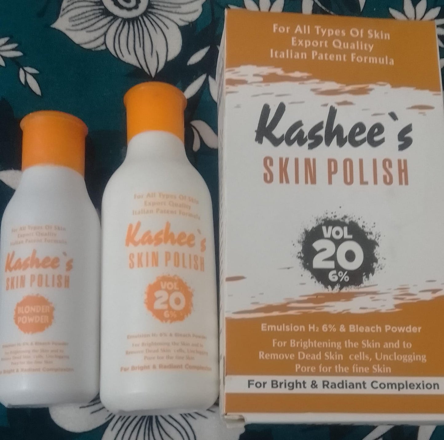 Kashees Whitening Skin Polish | 290g Powder | Gentle Exfoliation & Brightening | Smooth & Radiant Skin