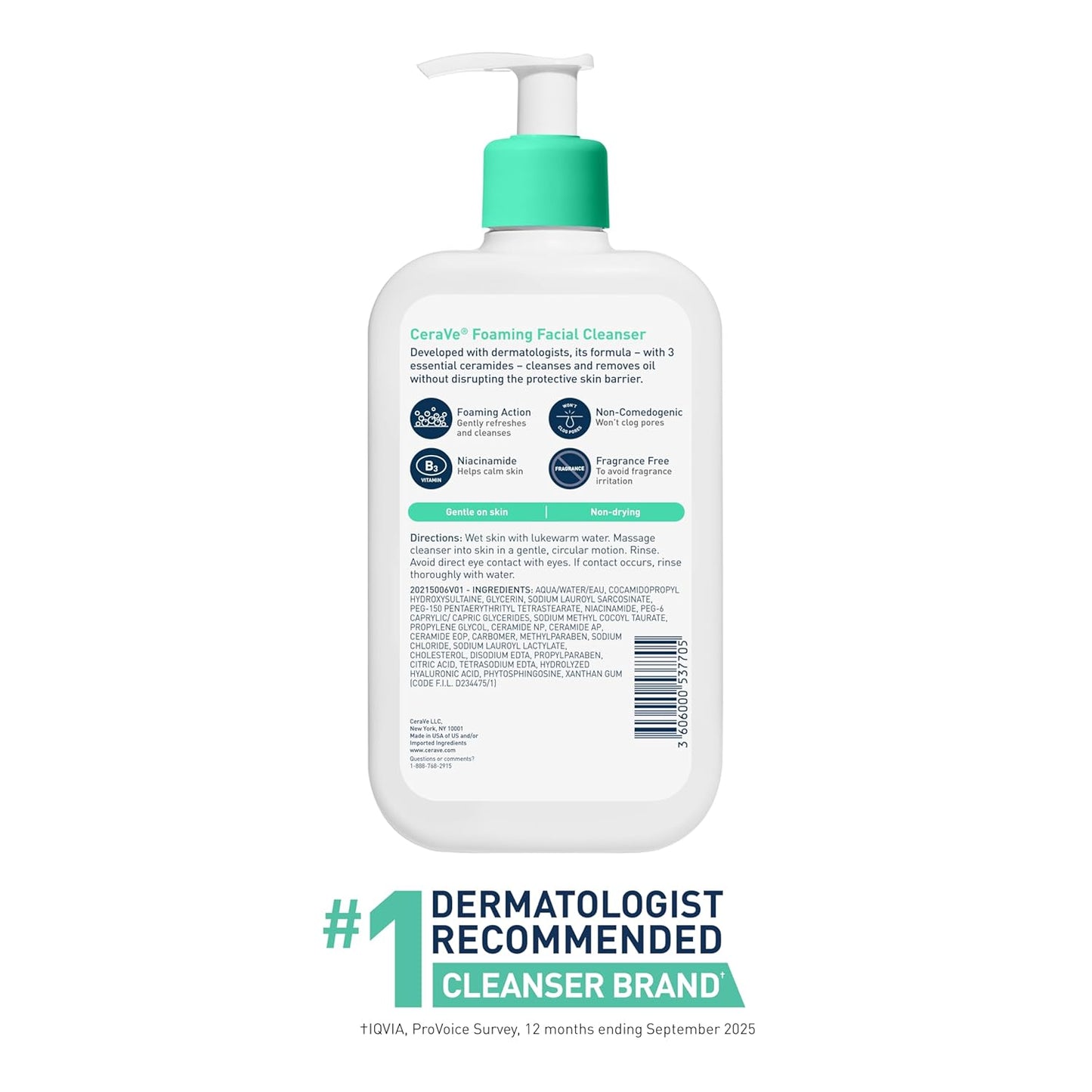 CeraVe Foaming Facial Cleanser