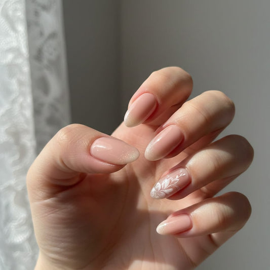 24 Pcs Professional Manicure Artificial Nails – Salon-Quality Press-On Nail Set