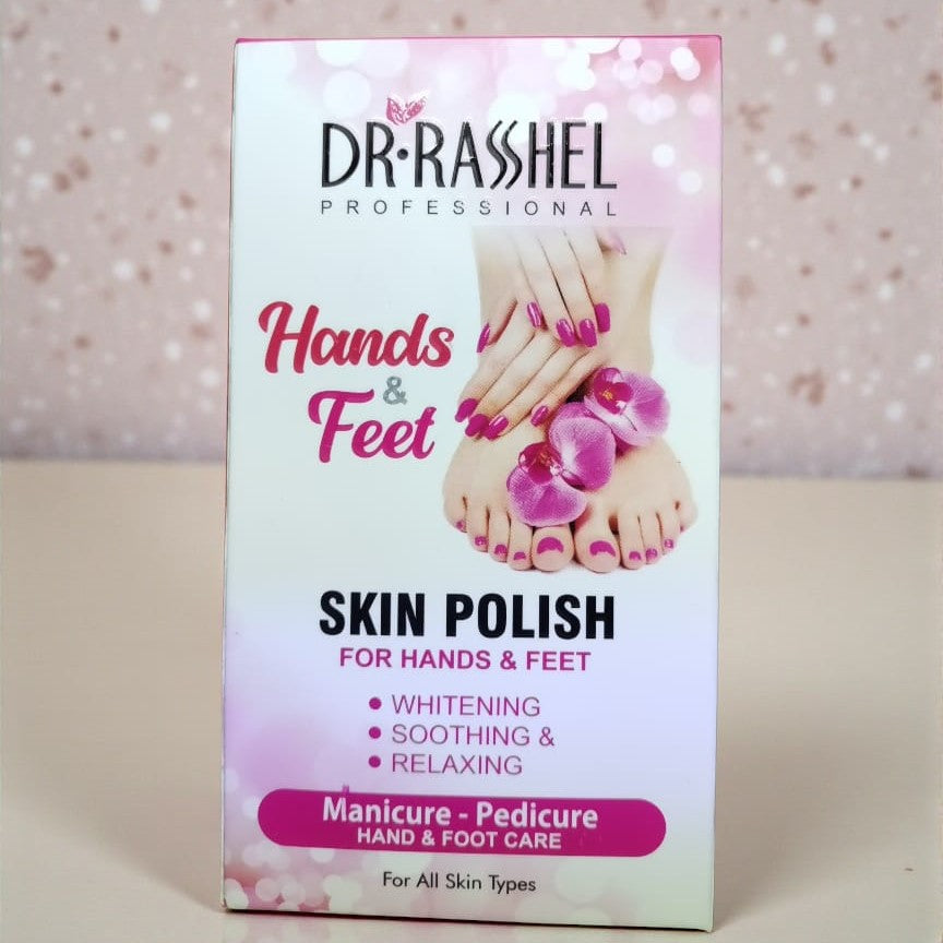 Dr Rashel Hand & Foot Skin Polish | 210g | Powder Formula | Includes Blonder Powder | Smooth & Refreshing Care