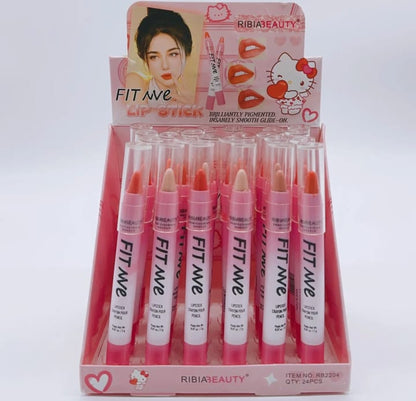 1 Pc Fit Me Lipstick Crayon – Glide, Color, Slay! | Multifunctional Makeup Stick High Gloss Makeup Rouge Matte Blush Stick