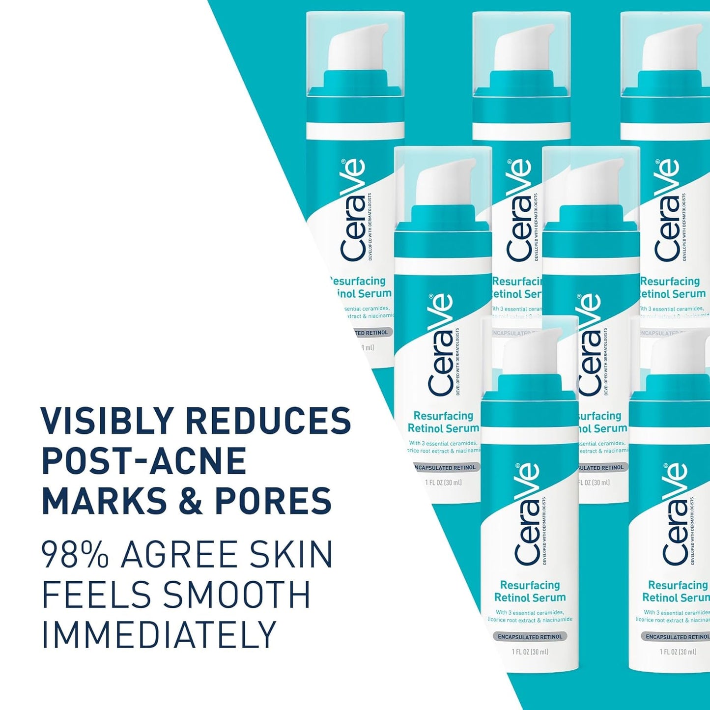 CeraVe Resurfacing Retinol Serum – Brightening & Pore Minimizing (30 ml)