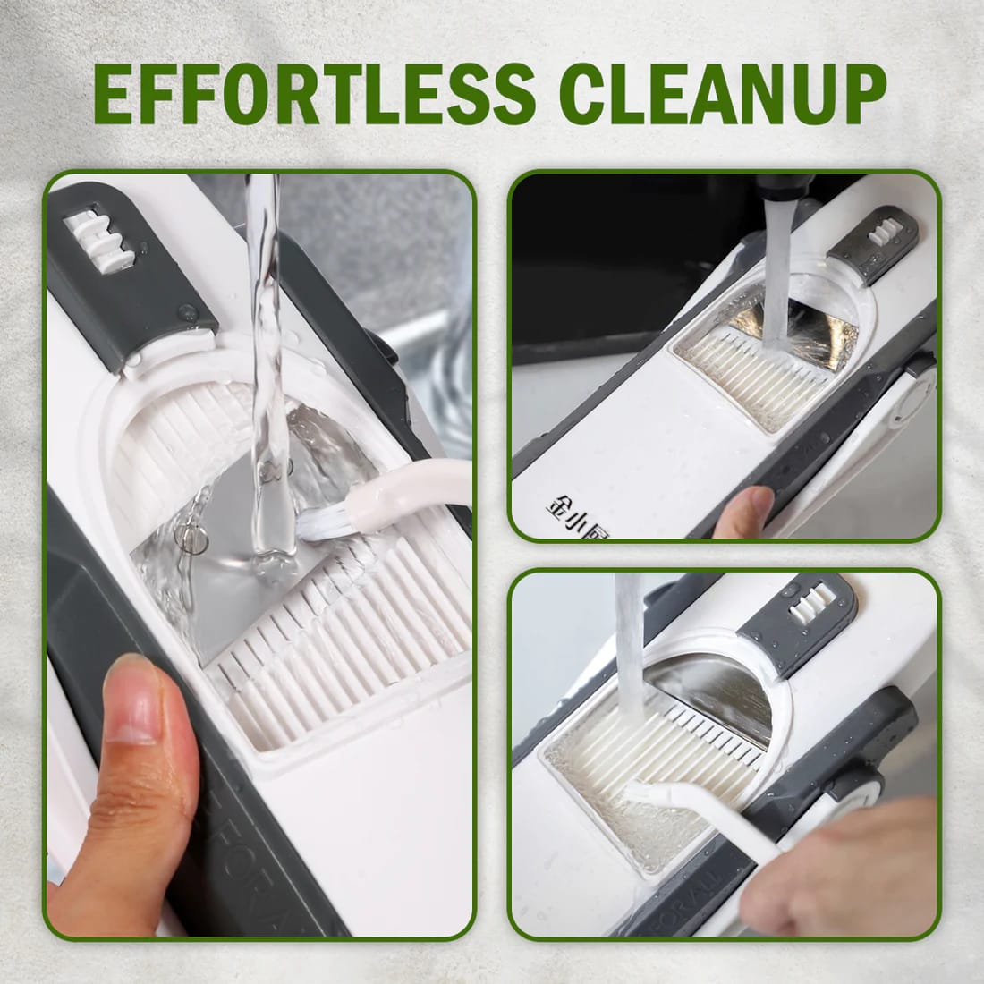 Safe-Slice Vertical Mandoline Slicer – Adjustable Multi-Purpose Vegetable & Julienne Cutter (Random Color)