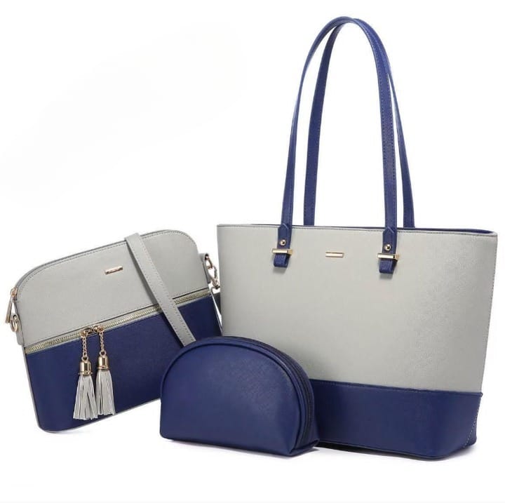 3 Piece Tote Handbag Elegant Design Premium Quality Smooth Finish Easy Carry For Daily Fashion Needs