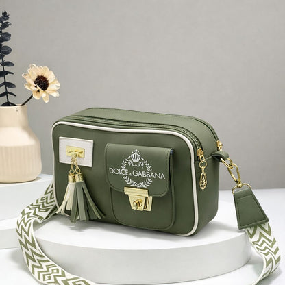 The Ultimate Luxury Heritage-Inspired Designer Crossbody Camera Bag Featuring a Dual-Compartment Structured Silhouette